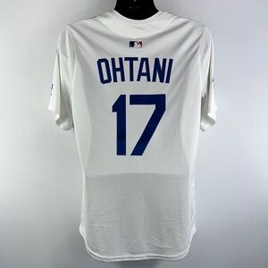 Nike Limited Ohtani Dodgers Home White Jersey with 2025 WS Patch